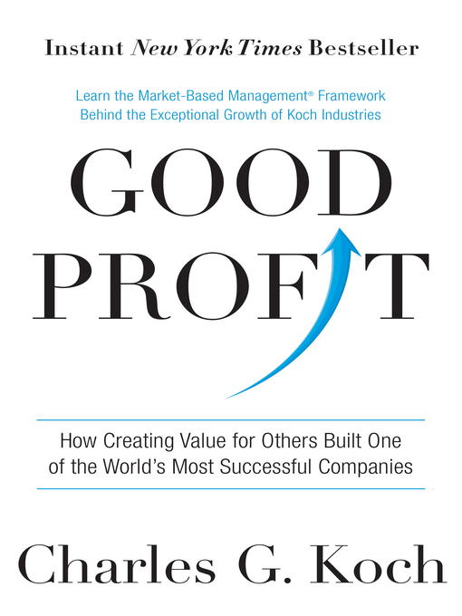 Title details for Good Profit by Charles G. Koch - Wait list